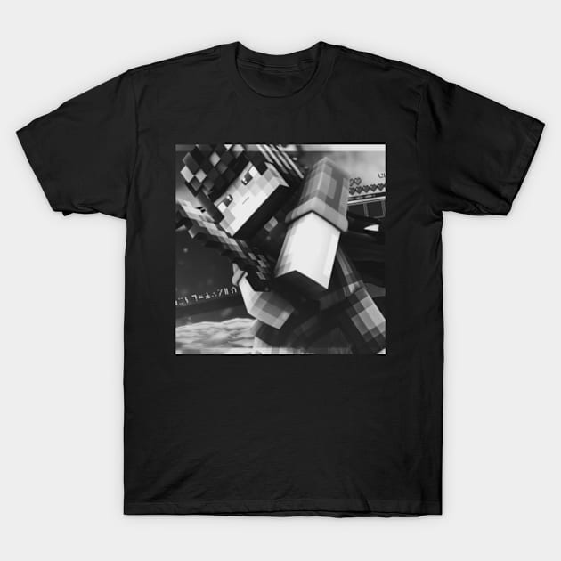 Black And White Offline T-Shirt by __offline__